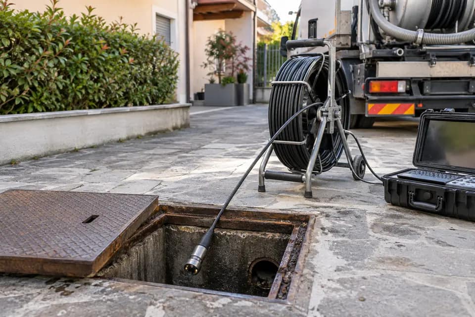 Videoispezione fognaria a Montichiari con telecamera e sonda