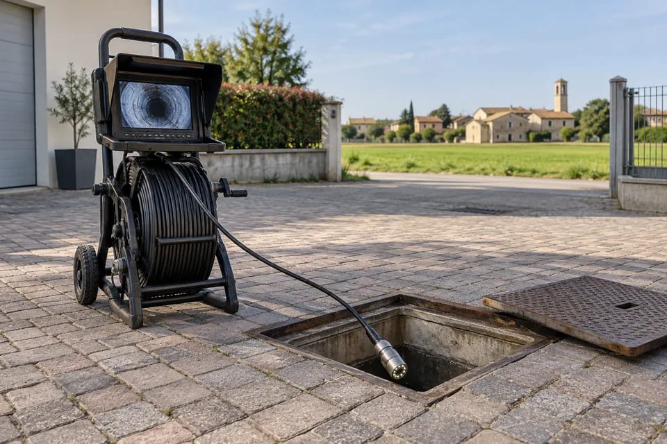 Sistema di videoispezione per tubazioni fognarie